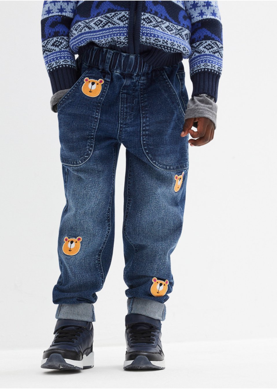 Jean garçon avec imprimé, Regular Fit