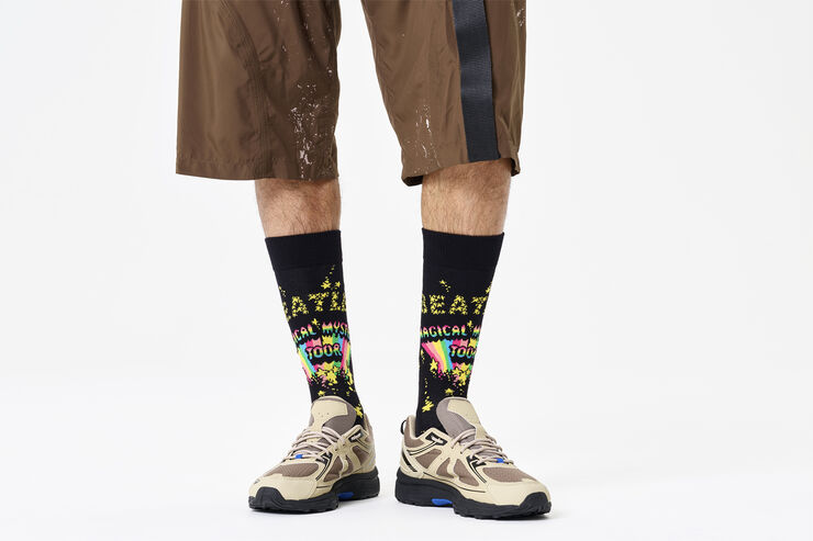 Happy Socks Beatles Magical Mystery Tour Sock Black