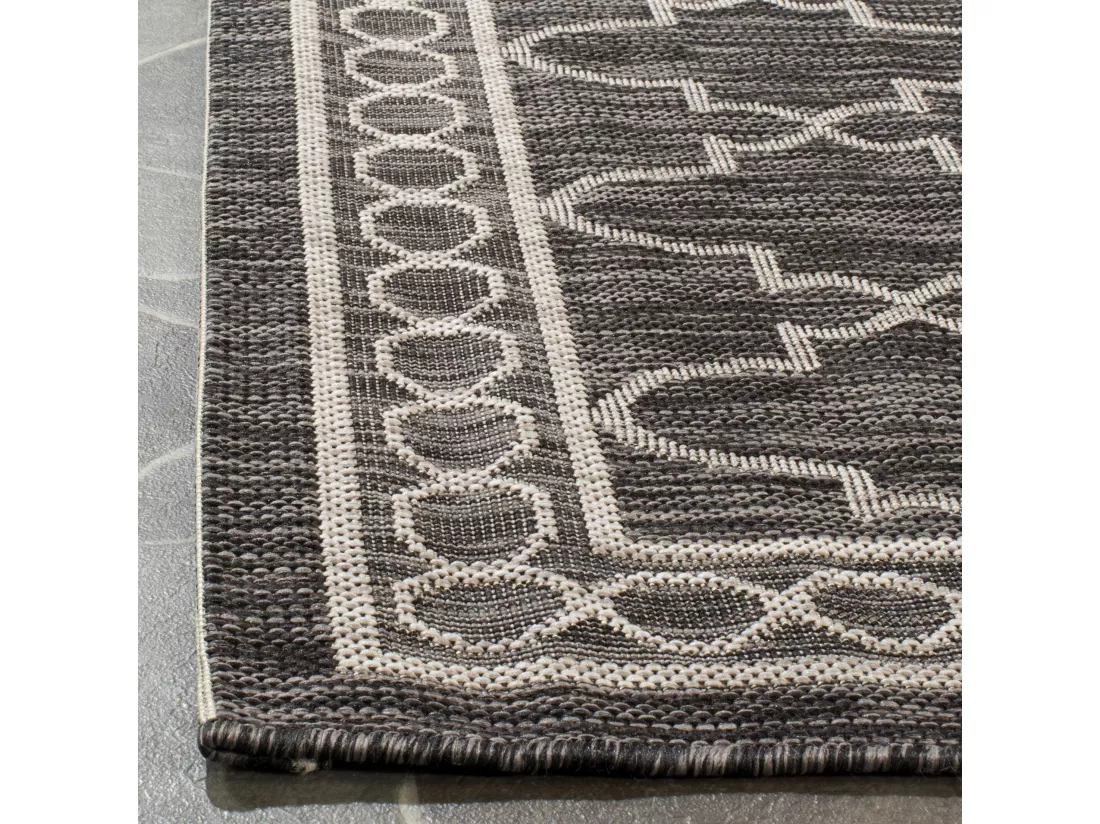 Tapis Black & Beige 122 X 170 cm - Aisling