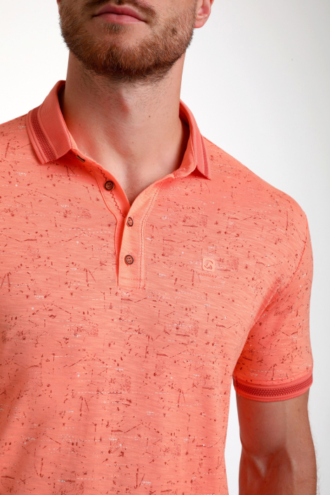 Gabbiano oranje heren polo