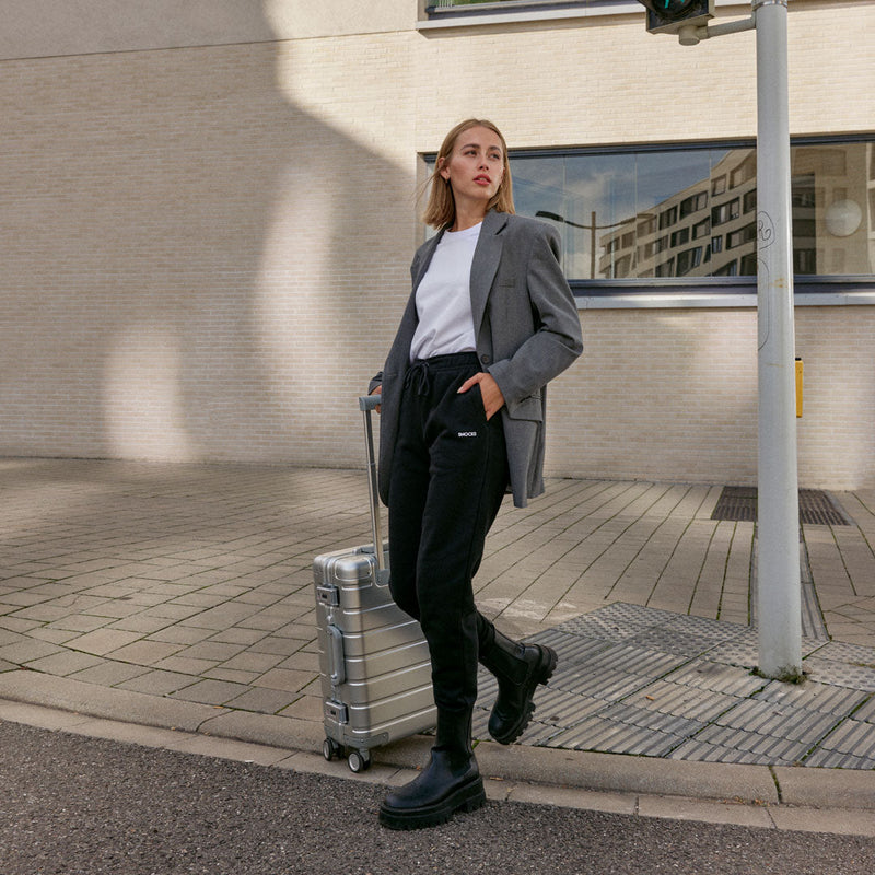 Damen Jogginghose aus Bio-Baumwolle Hellgrau