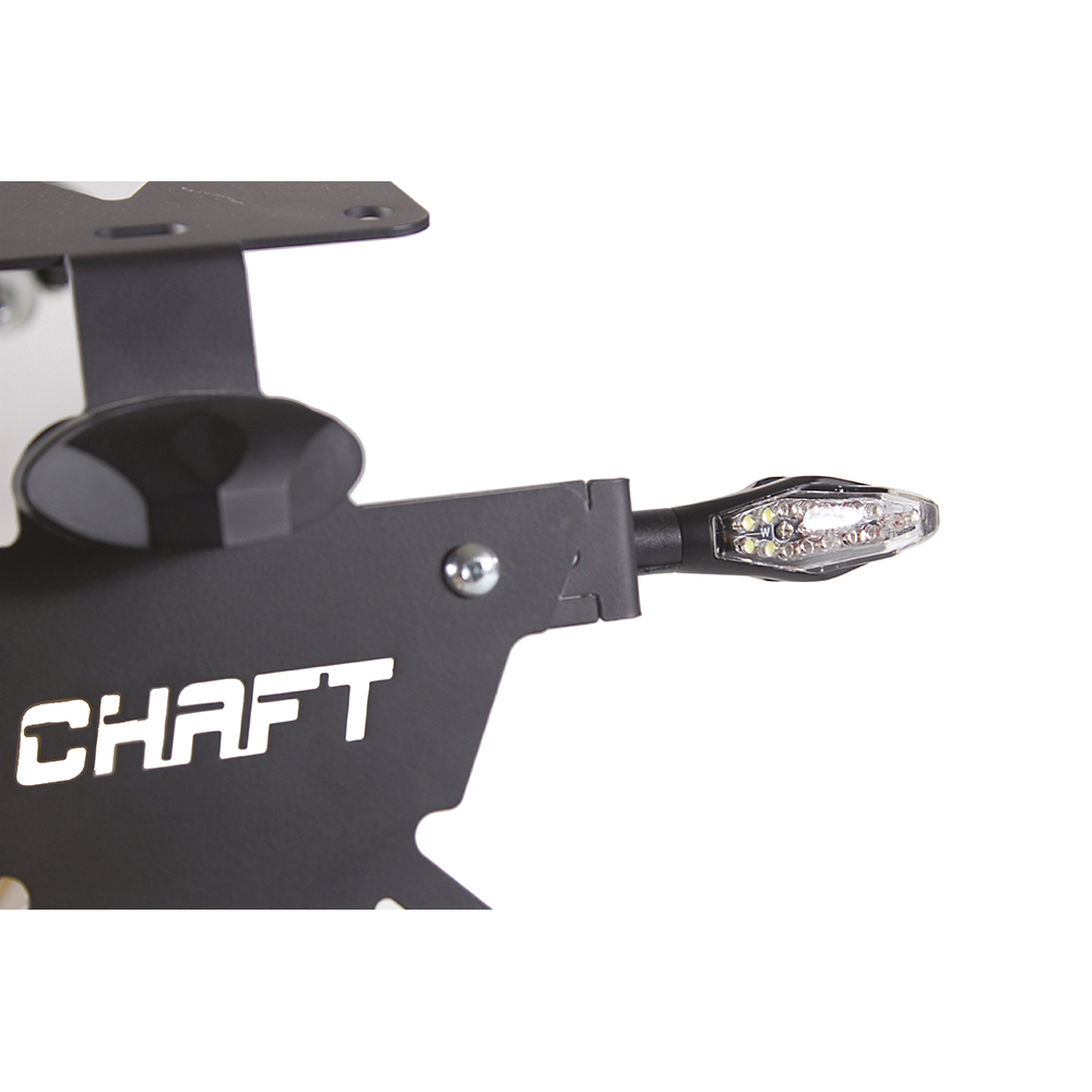 Chaft - Clignotants LED Multi Fonctions Wanted Noir / Transparent