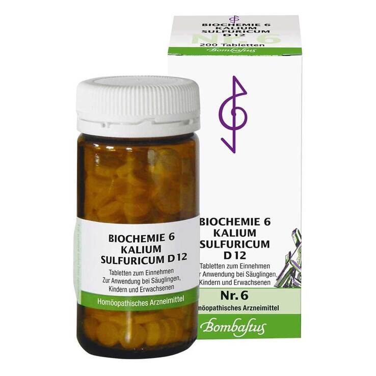 Biochemie 6 Kalium sulfuricum D 12 Tabletten, 200 St
