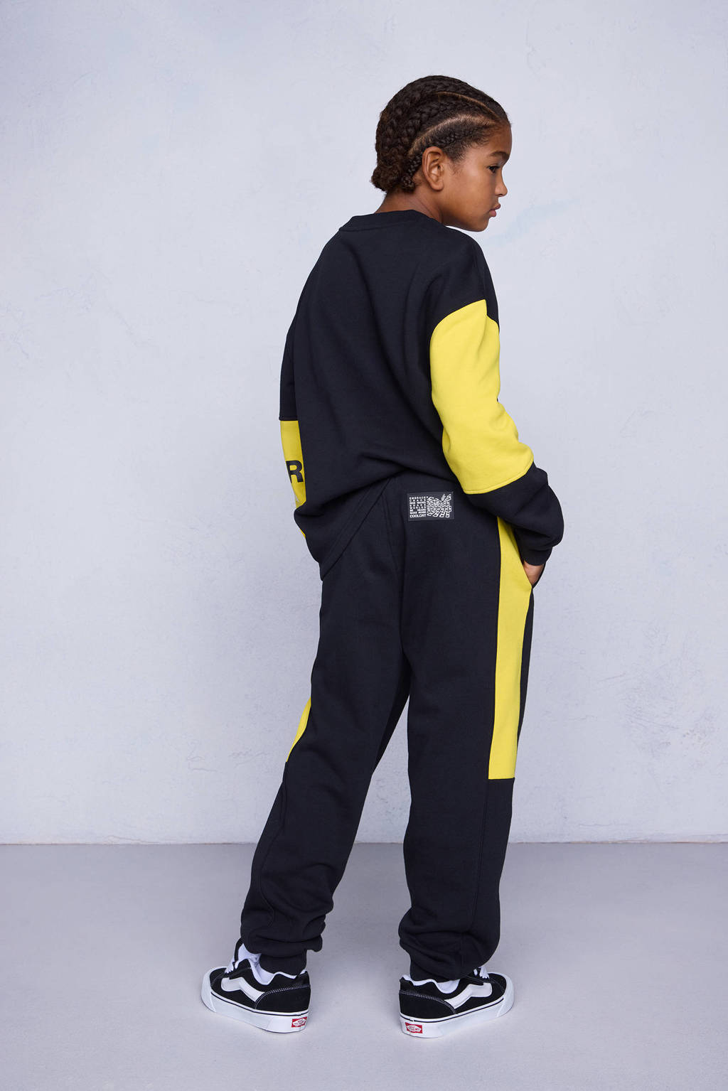 Coolcat Colourblock Joggingbroek Clayton met Statements