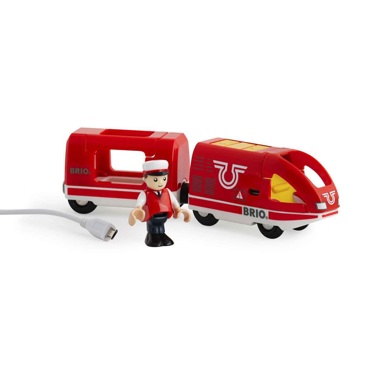 BRIO Spiel Roter Akku-Reisezug