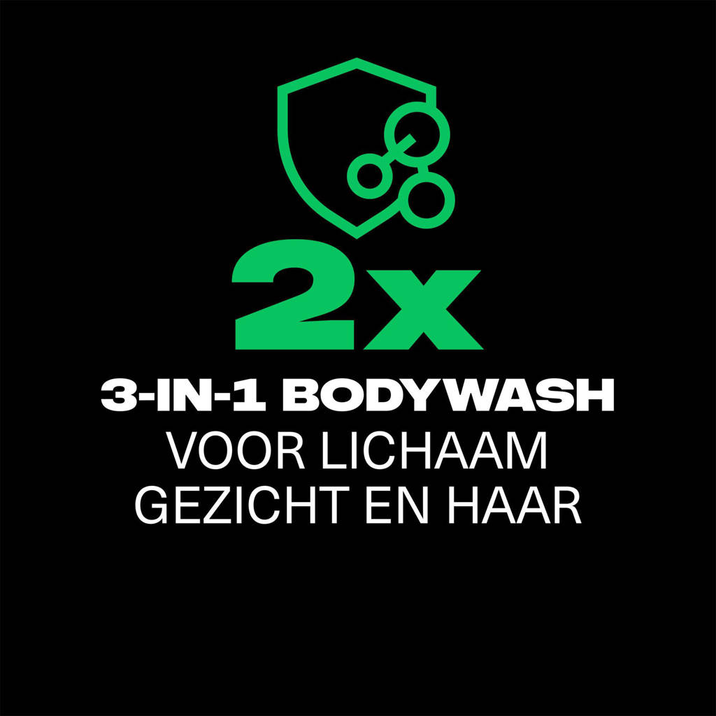 Jungle Fresh 3-in-1 douchegel - 6 x 250 ml
