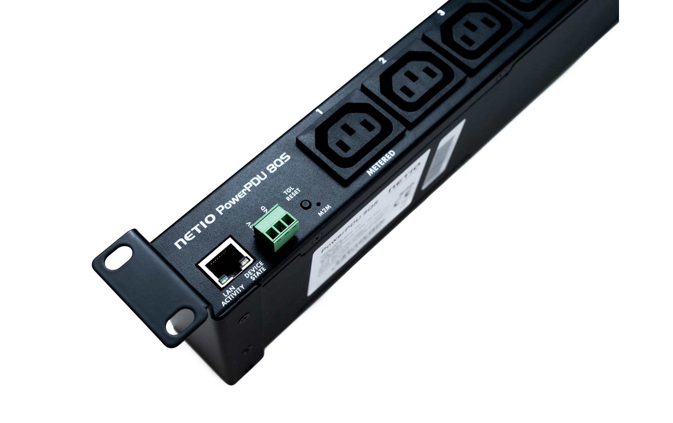 PowerPDU 8QS<br>LAN-gesteuerter und messbarer Stromverteiler mit 8 Ausgängen