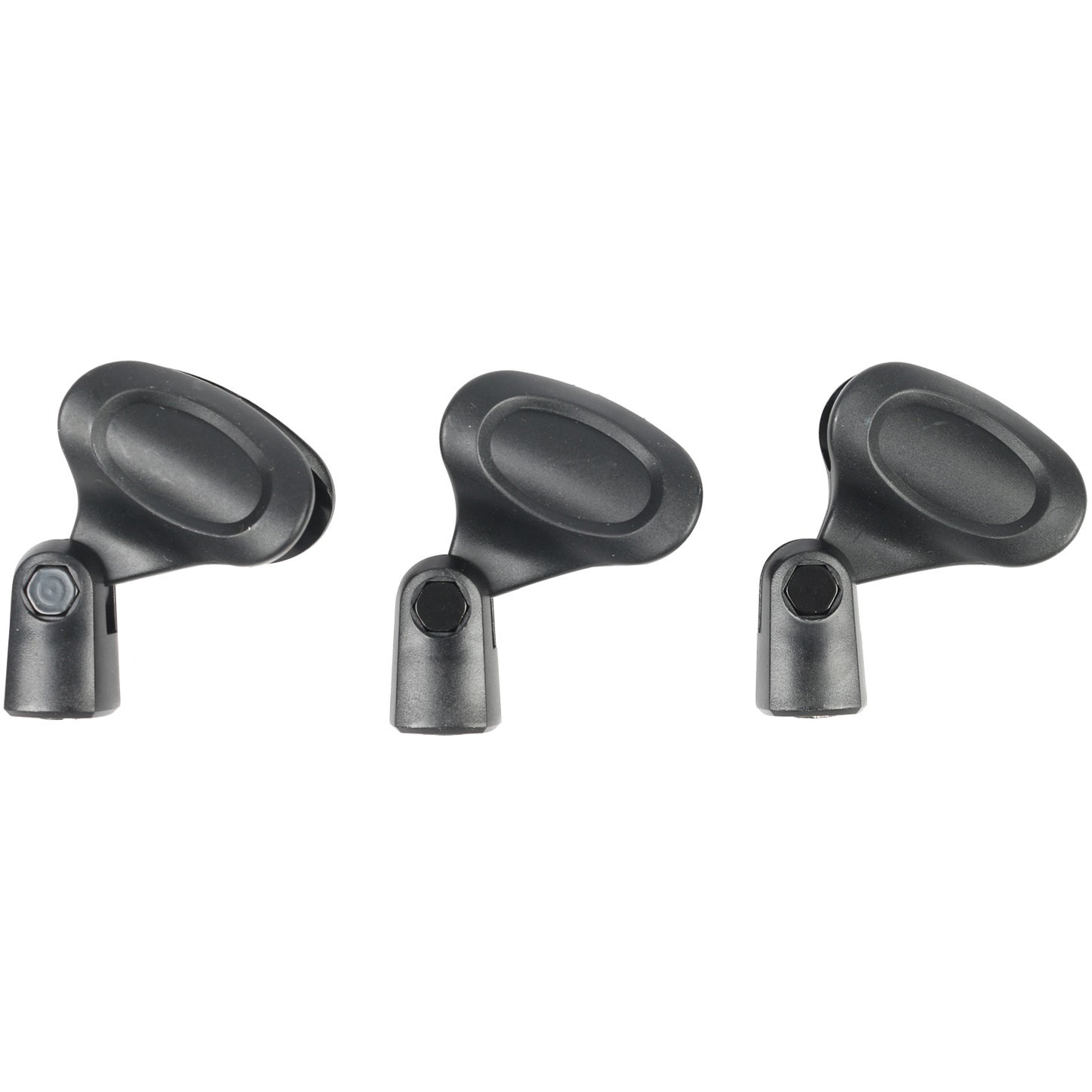 Samson MC1 handheld microfoon clip 3x