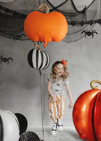Pompoen Helium Ballon Oranje Leeg 62cm