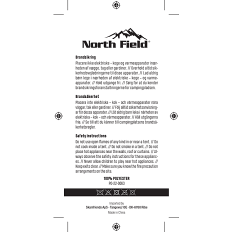 North Field Reykjavik tunneltelt