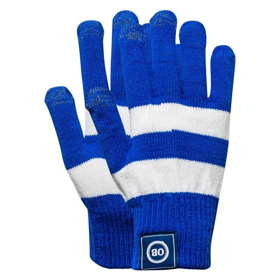 OB Gants Tricotés - Bleu Blanc