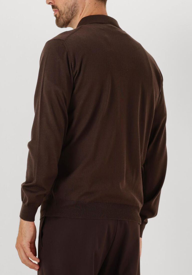 bruine filippo de laurentiis trui polo zip ml r merino