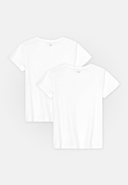 MODAL T-SHIRT MED V-HALS TIL KVINDER
