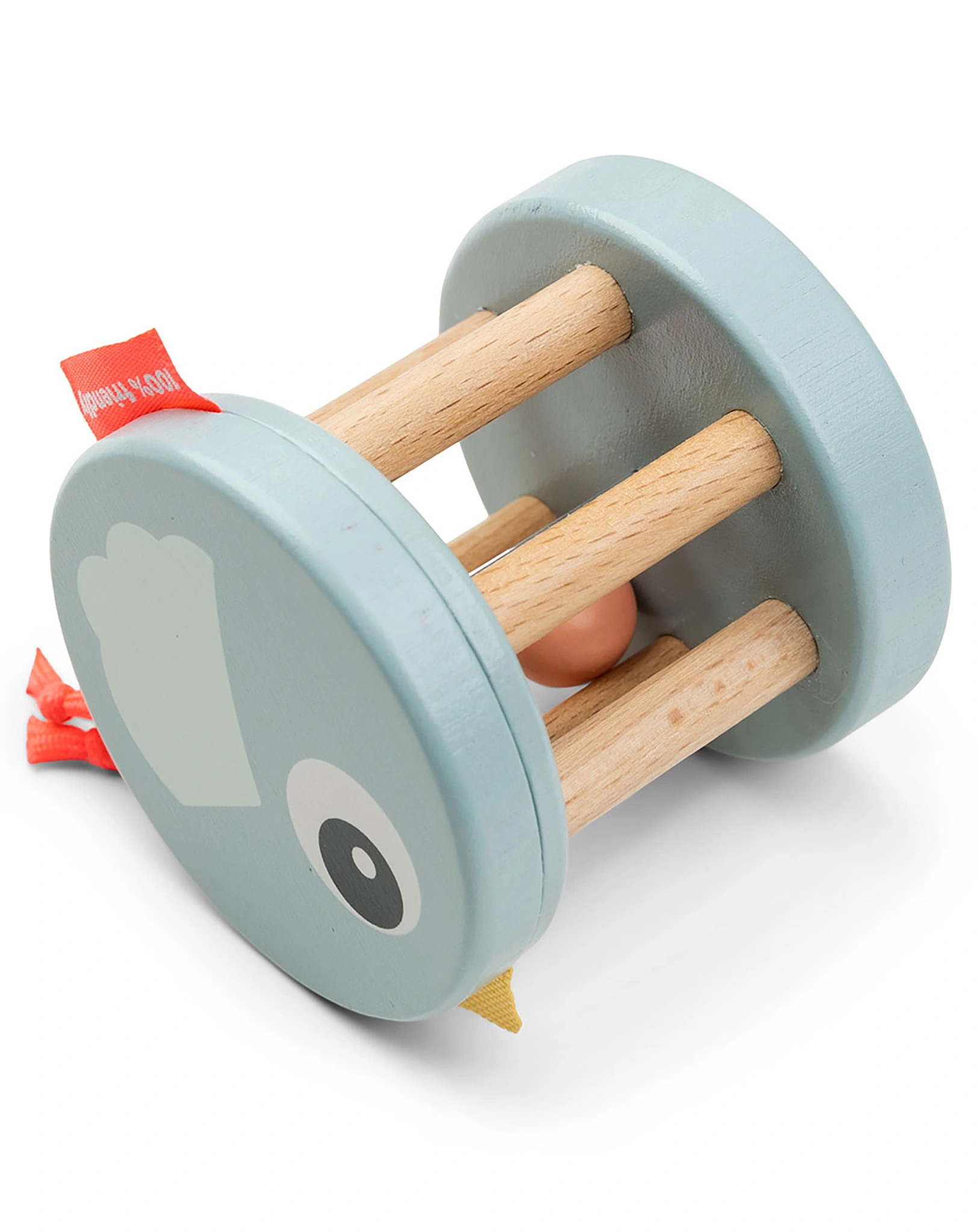 Holzrassel BIRDEE in blau