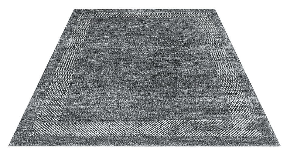 Gabbeh-Teppich CASABLANCA 140 x 200 cm grau/schwarz