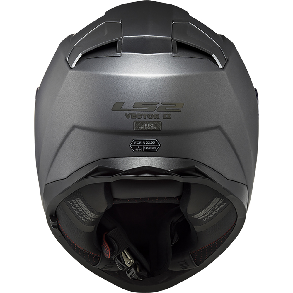 LS2 - Casque FF811 Vector II Solid Titanium mat