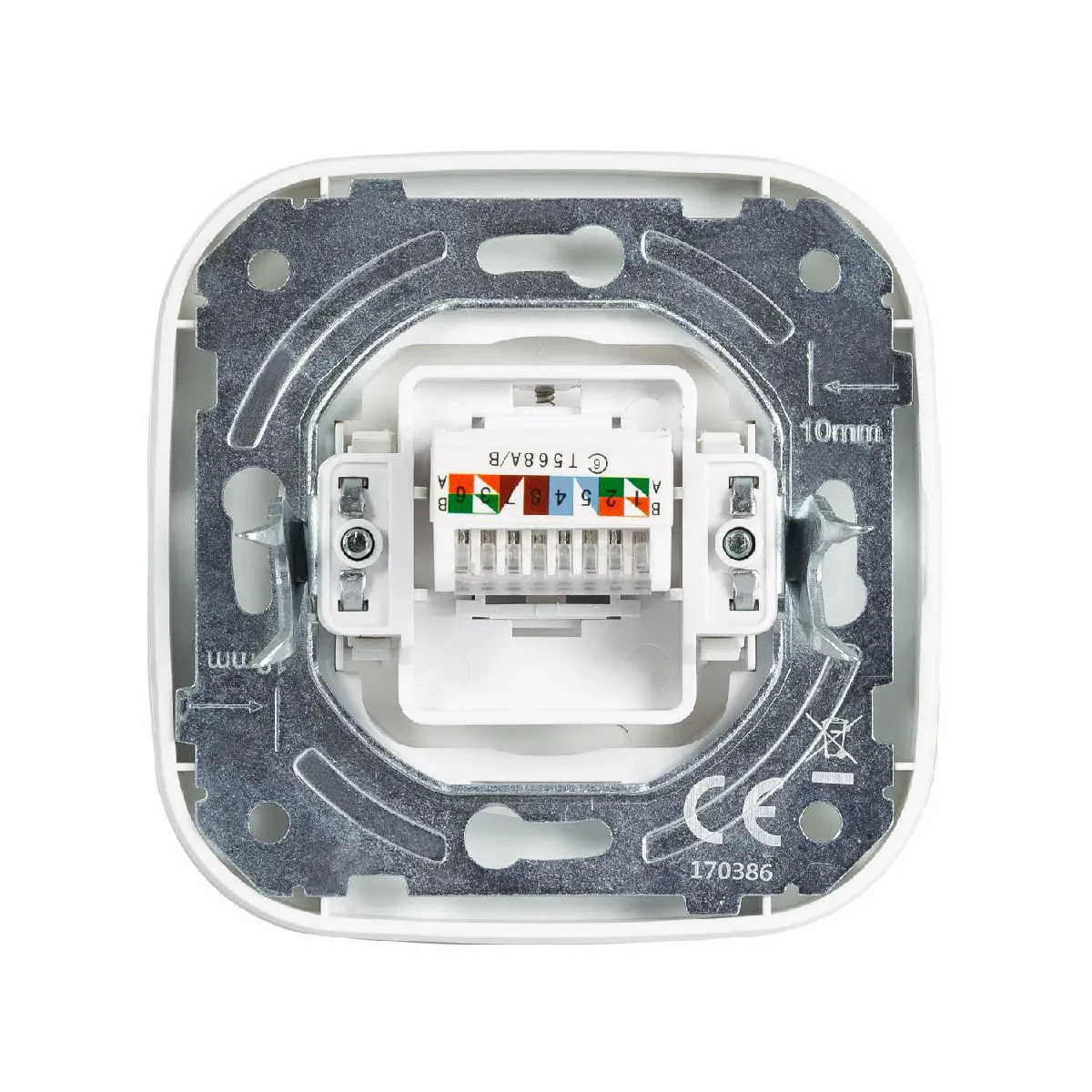 Ledkia Prise RJ45 Internet Classic Blanc