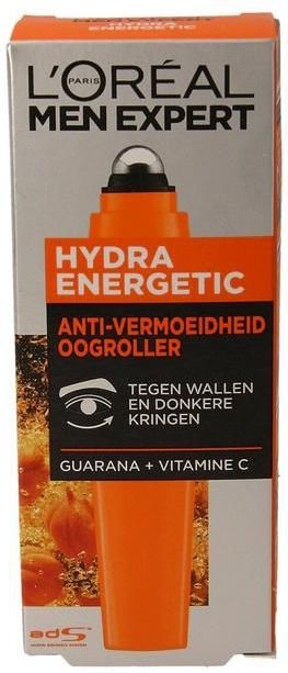 L’Oréal Paris Men Expert Hydra Energetic Oogcrème - 10 ml - Verkoelende Oogverzorging