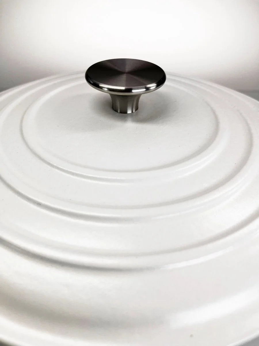 Redelaar Braadpan Gietijzer 26cm / 4.5L Mat Wit