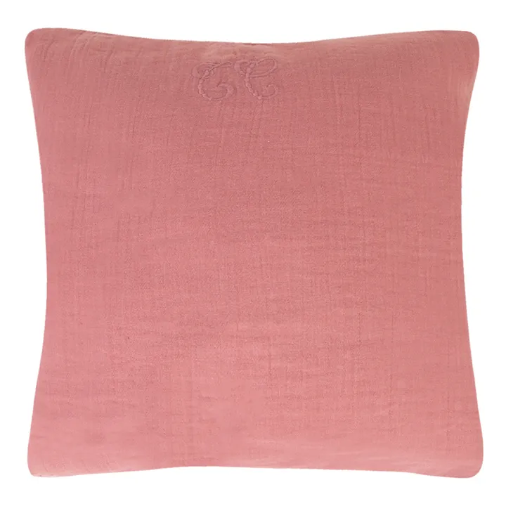 Tartine et Chocolat Coussin Toile de Jouy | Rose pêche