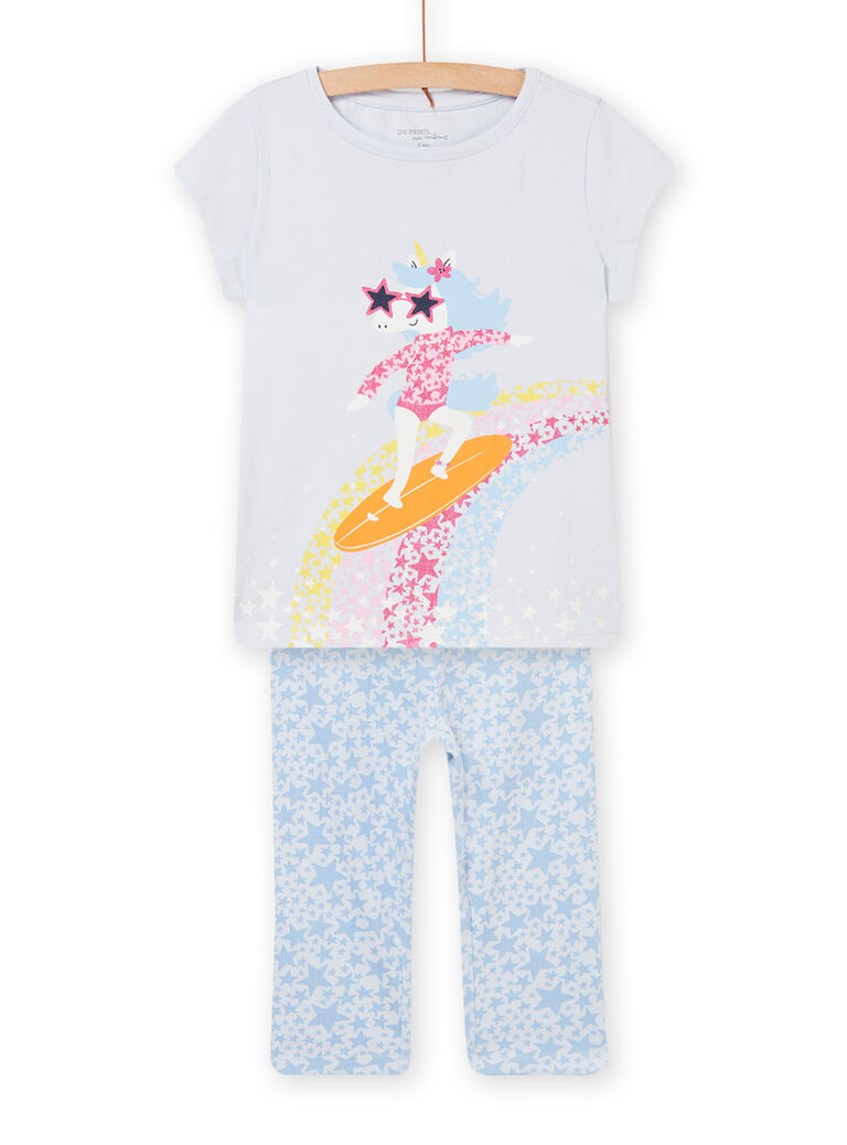 Pyjama bleu arctique enfant fille