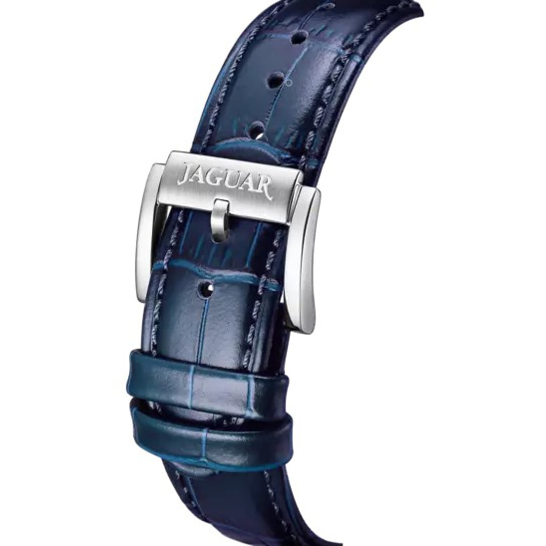 Jaguar Automatik Chronograph Day Date Blau 45mm