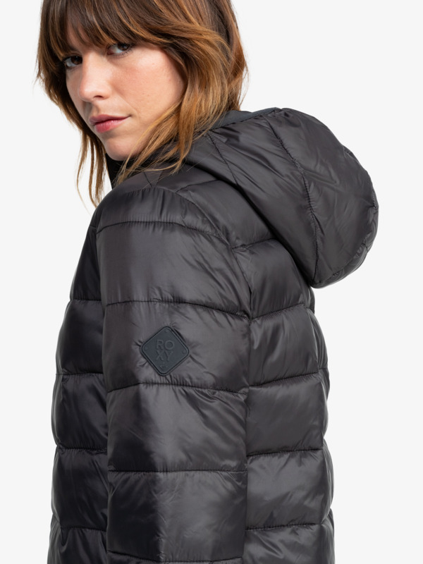 Wind Bliss Hooded Veste matelassée compacte Noir Femme