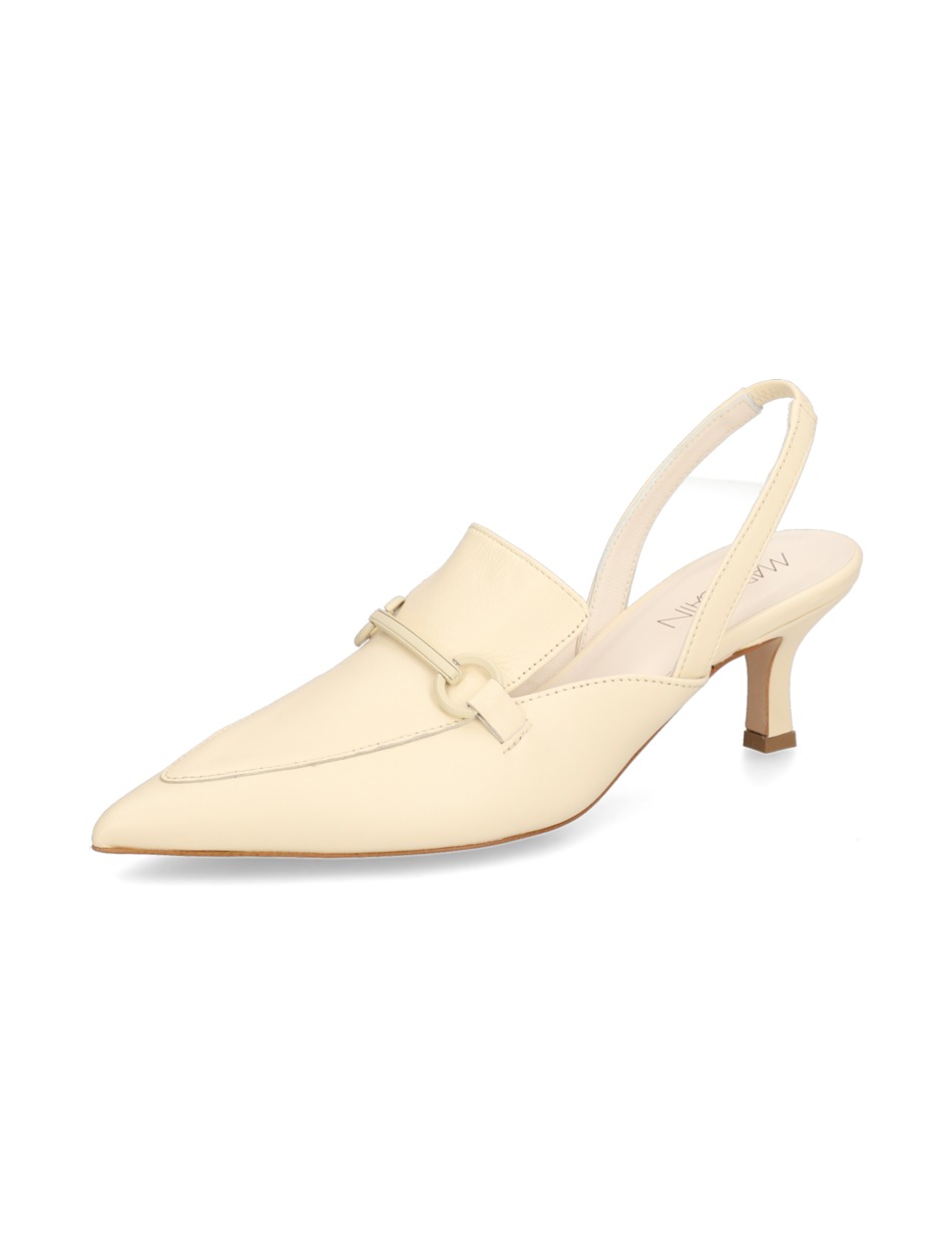 Glattleder Slingpumps
