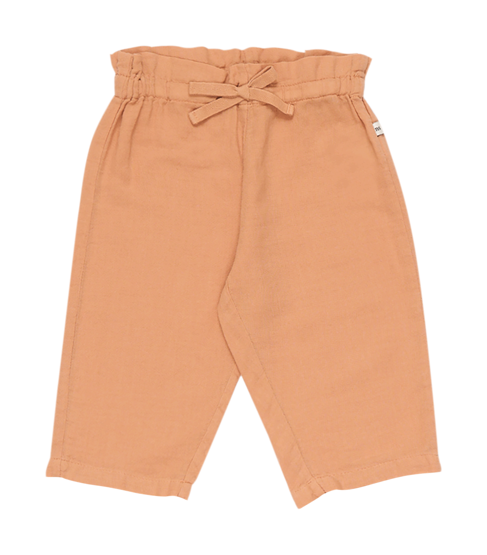 OLIVIA - Pantalon droit en coton | Orange
