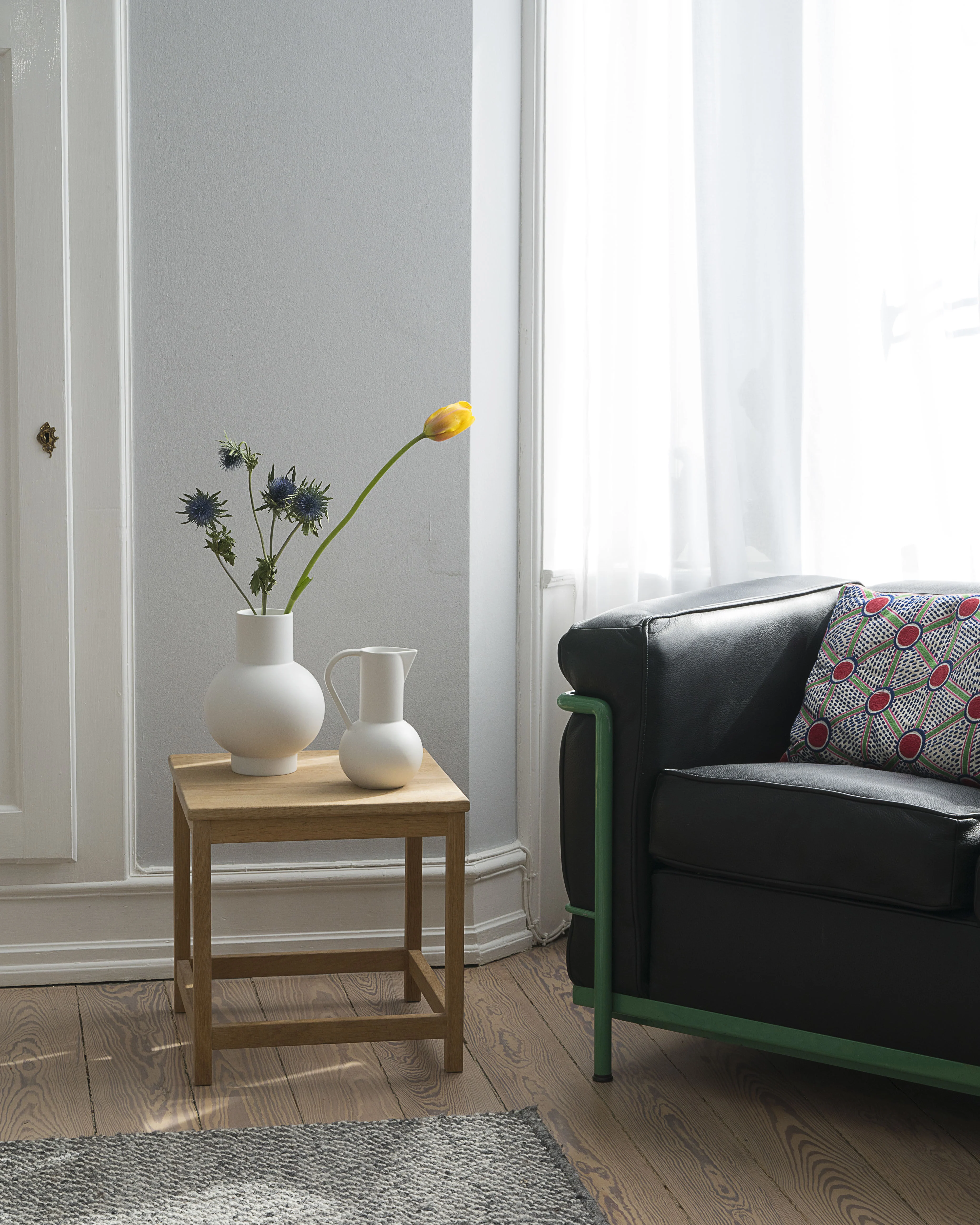 STRØM EXTRA LARGE - Vase céramique | Gris