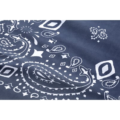 Bandana-Baumwolltuch, Blau