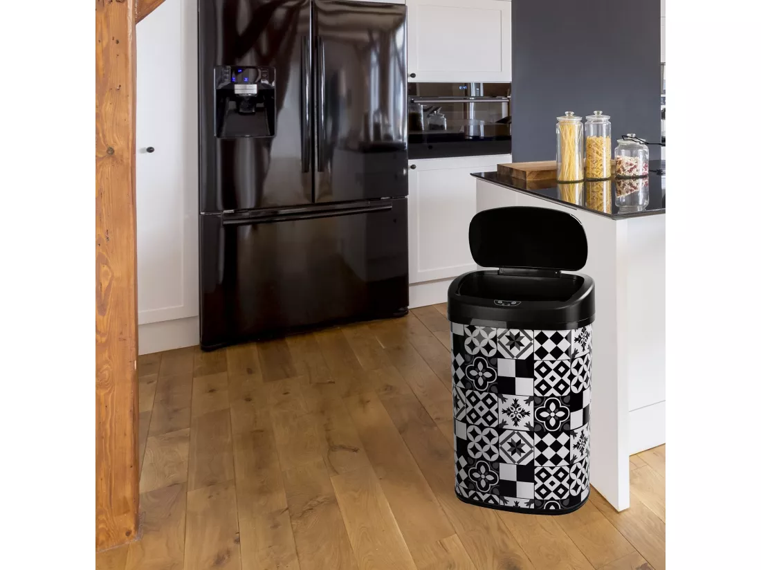 Poubelle de cuisine automatique MAJESTIC Noir Acier inoxydable 58 L