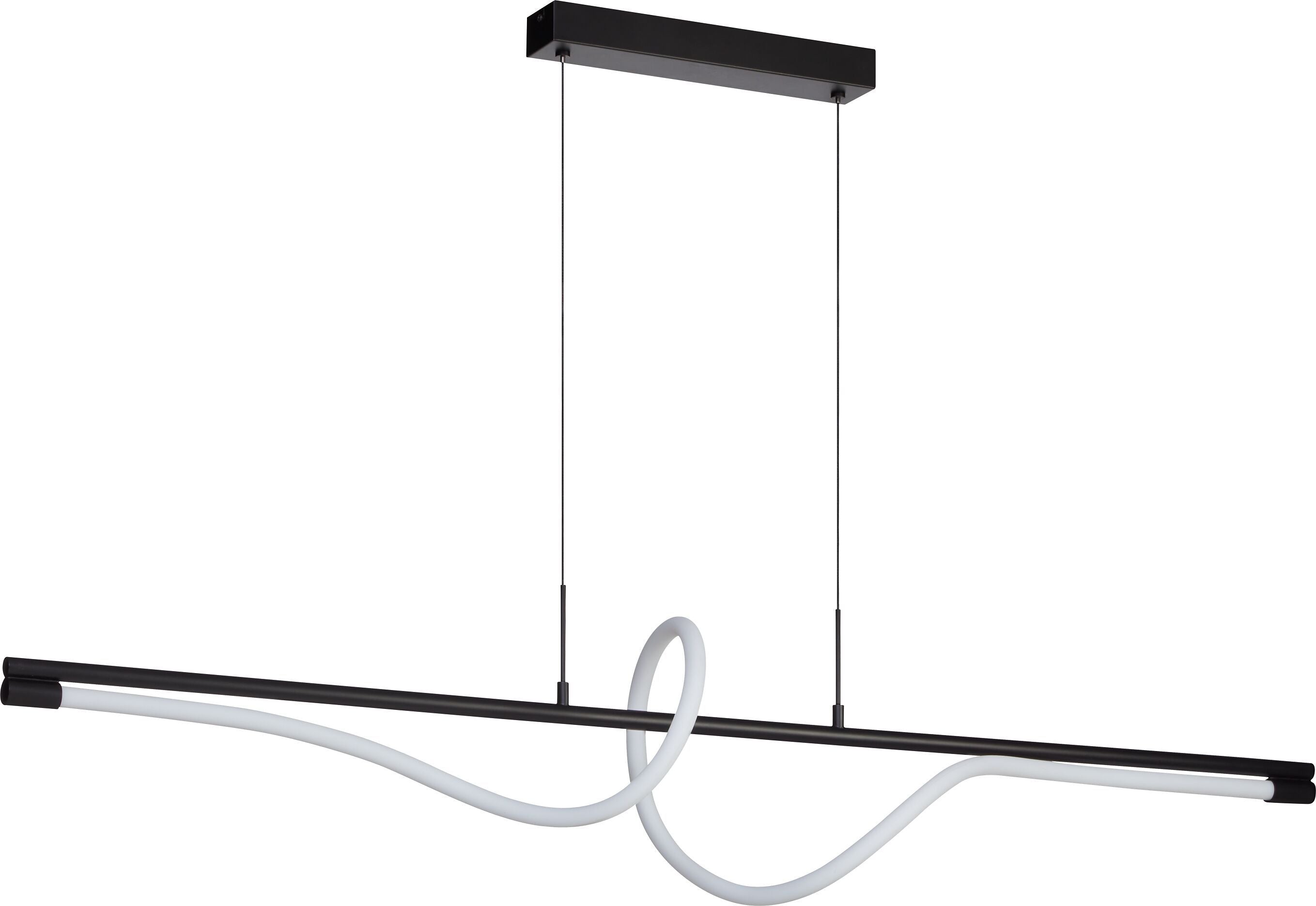 ZARO Hängeleuchte - Schwarz / B: 140.0 cm x T: 20.0 cm x H: 20.0 cm