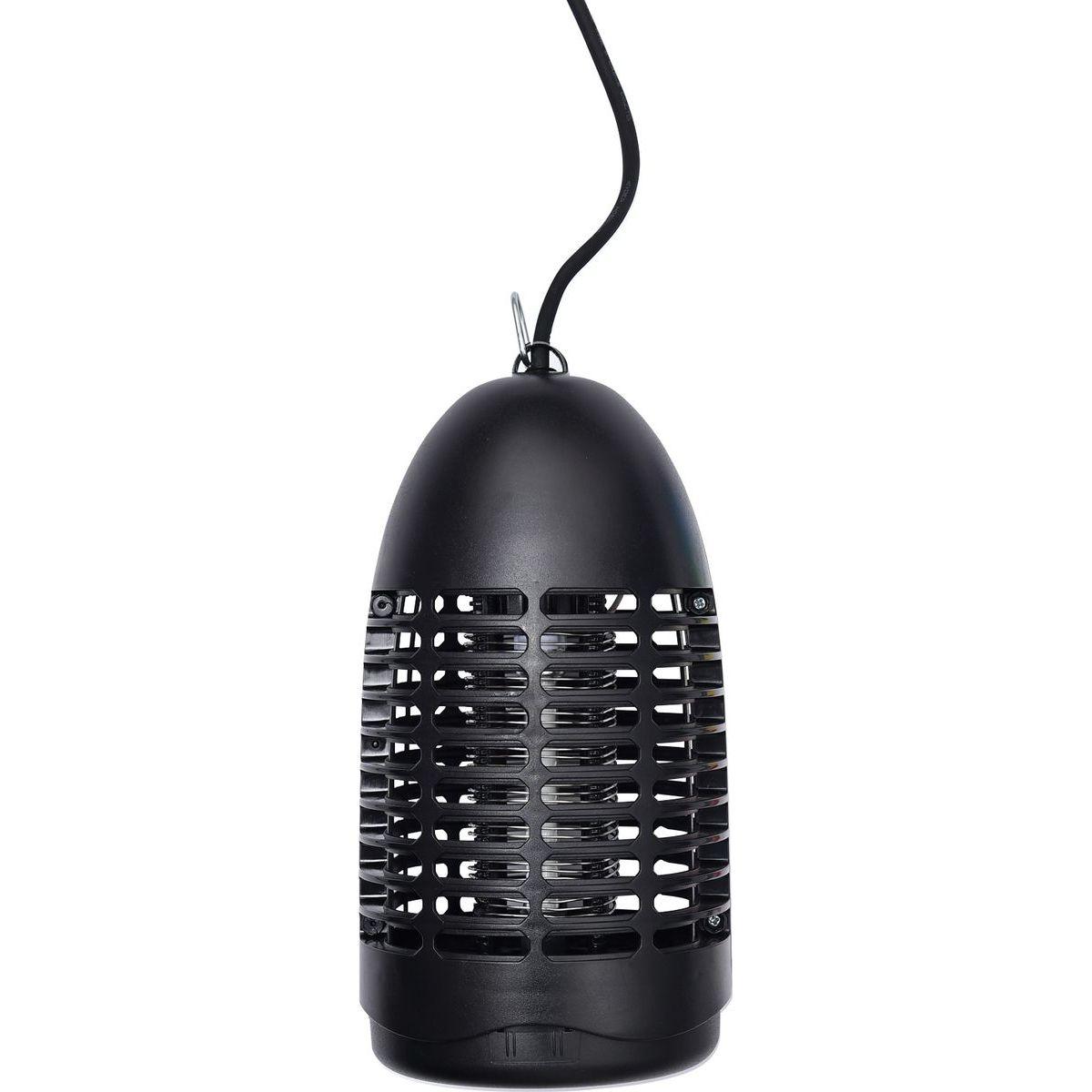 LAMPE ANTI INSECTES SIMPLE NEON FORME ALLONGEE NOIR