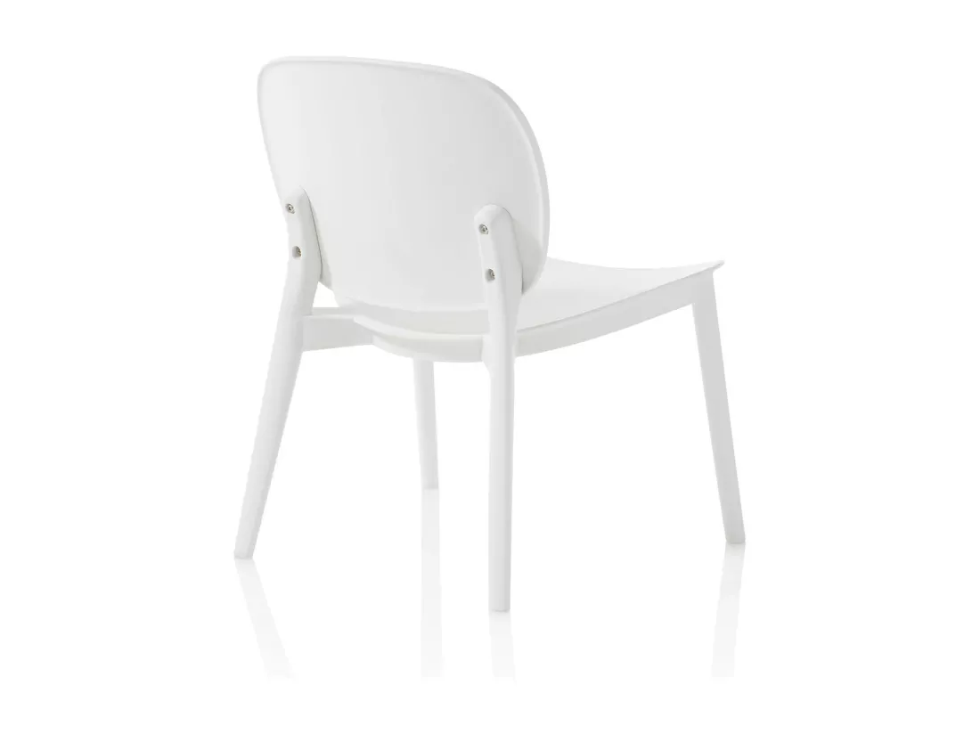 Set de 2 Chaises d’intérieur/extérieur LEON blanc