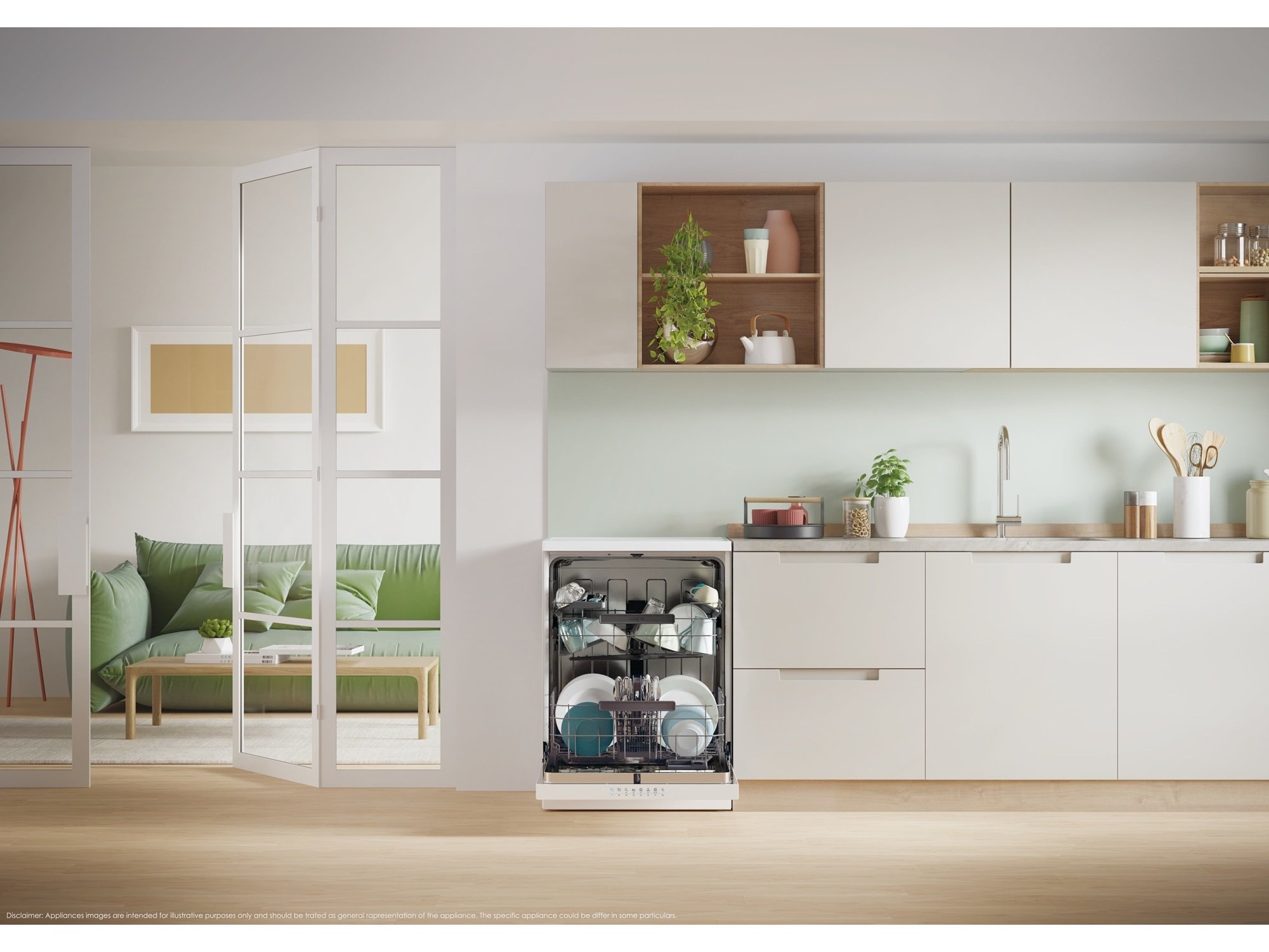 MÁQUINA LAVAR LOIÇA CANDY CF 4B7F0W BRANCO B 14 CONJUNTOS