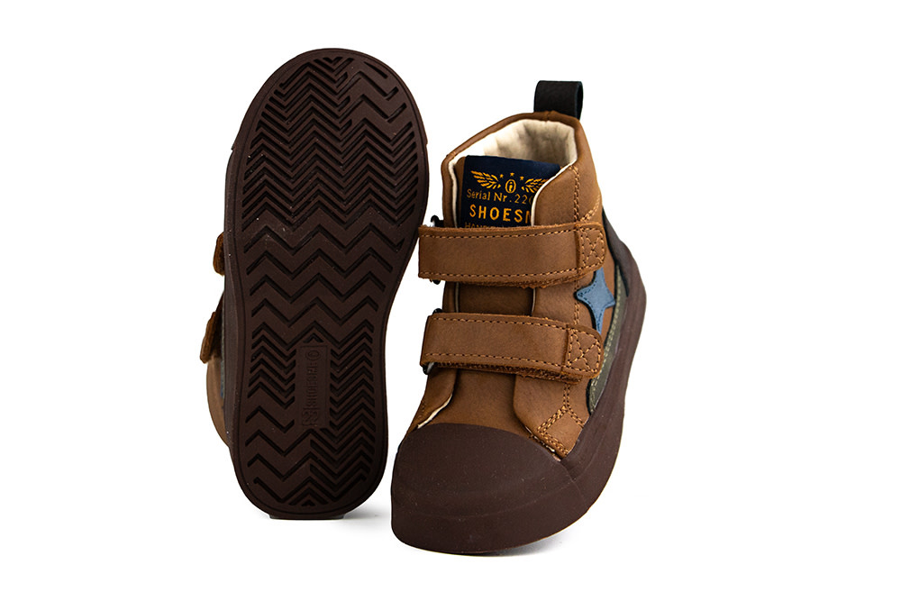 Shoesme Klittenband Sneaker Cognac
