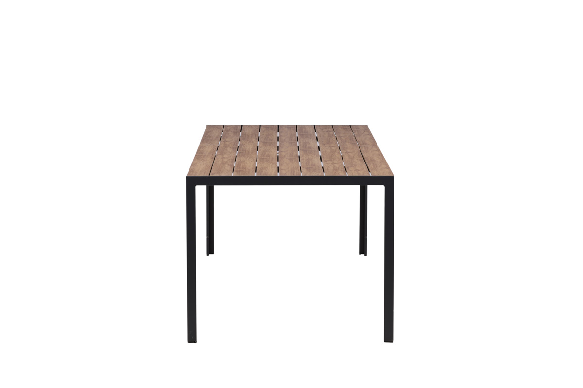 Tuintafel polywood Aaron - 205 x 90 cm Bruin