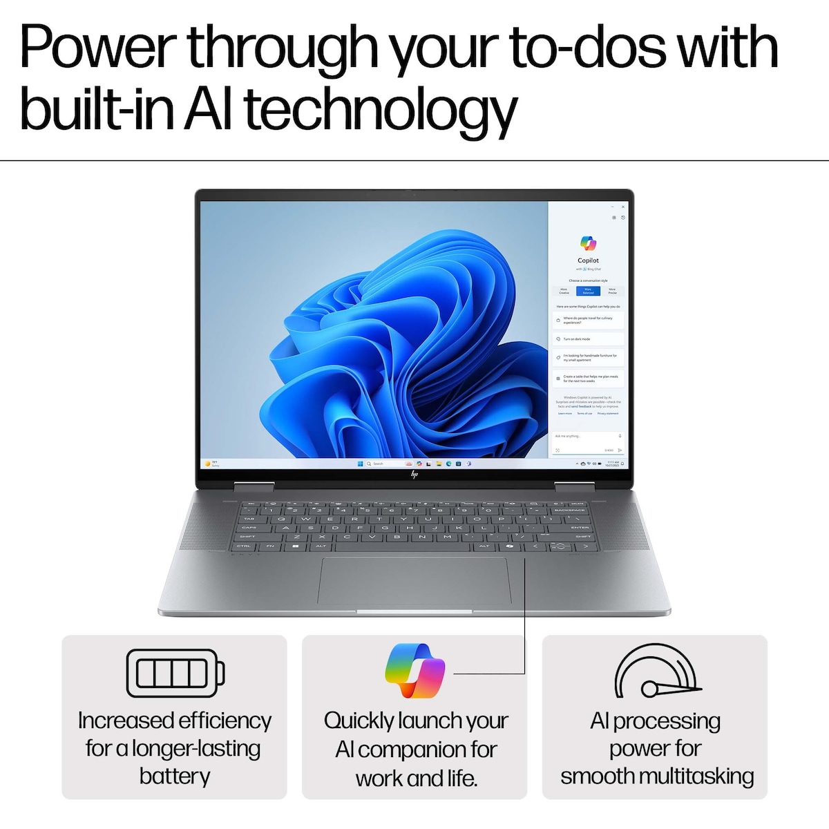 HP Envy X360 R5-8640HS/16/512 2-in-1 bærbar PC