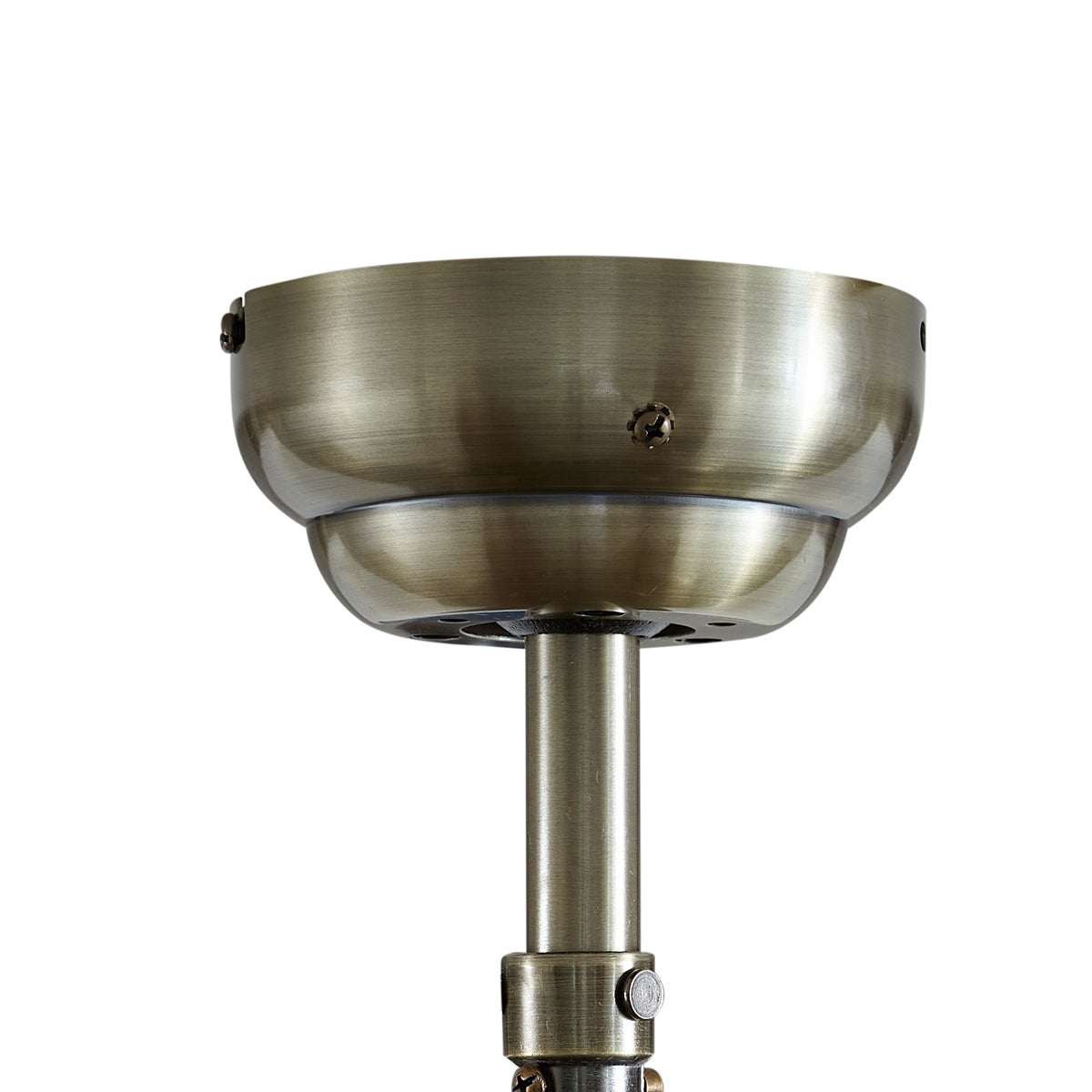 QAZQA Plafondventilator messing met hout 107.5cm met trekschakelaar -