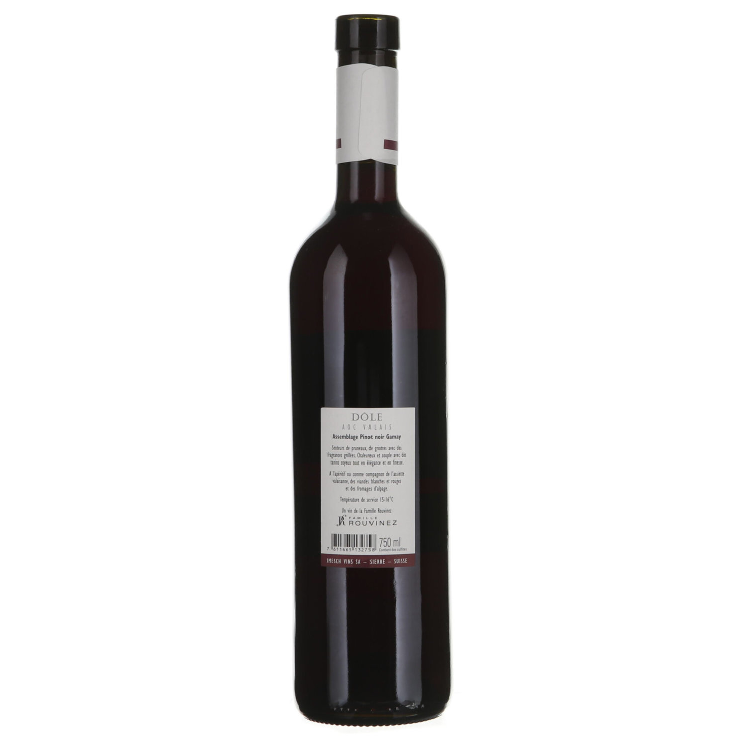 Valais AOC Dôle Soleil de Sierre Caves Imesch -75cl