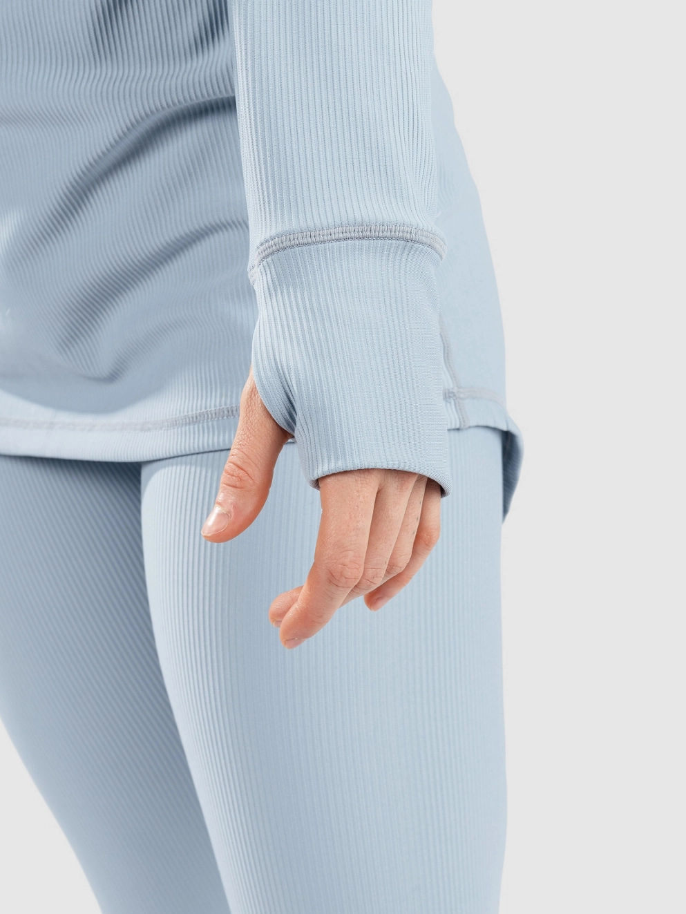 Eivy Icecold Gaiter Rib Base Layer Top faded fog