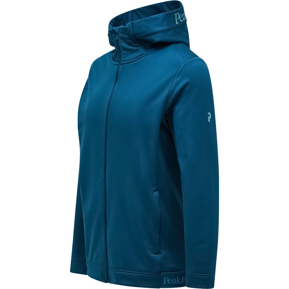 Peak Performance Rider Tech Zip Hood Midlayer-Jacke Herren infinity teel