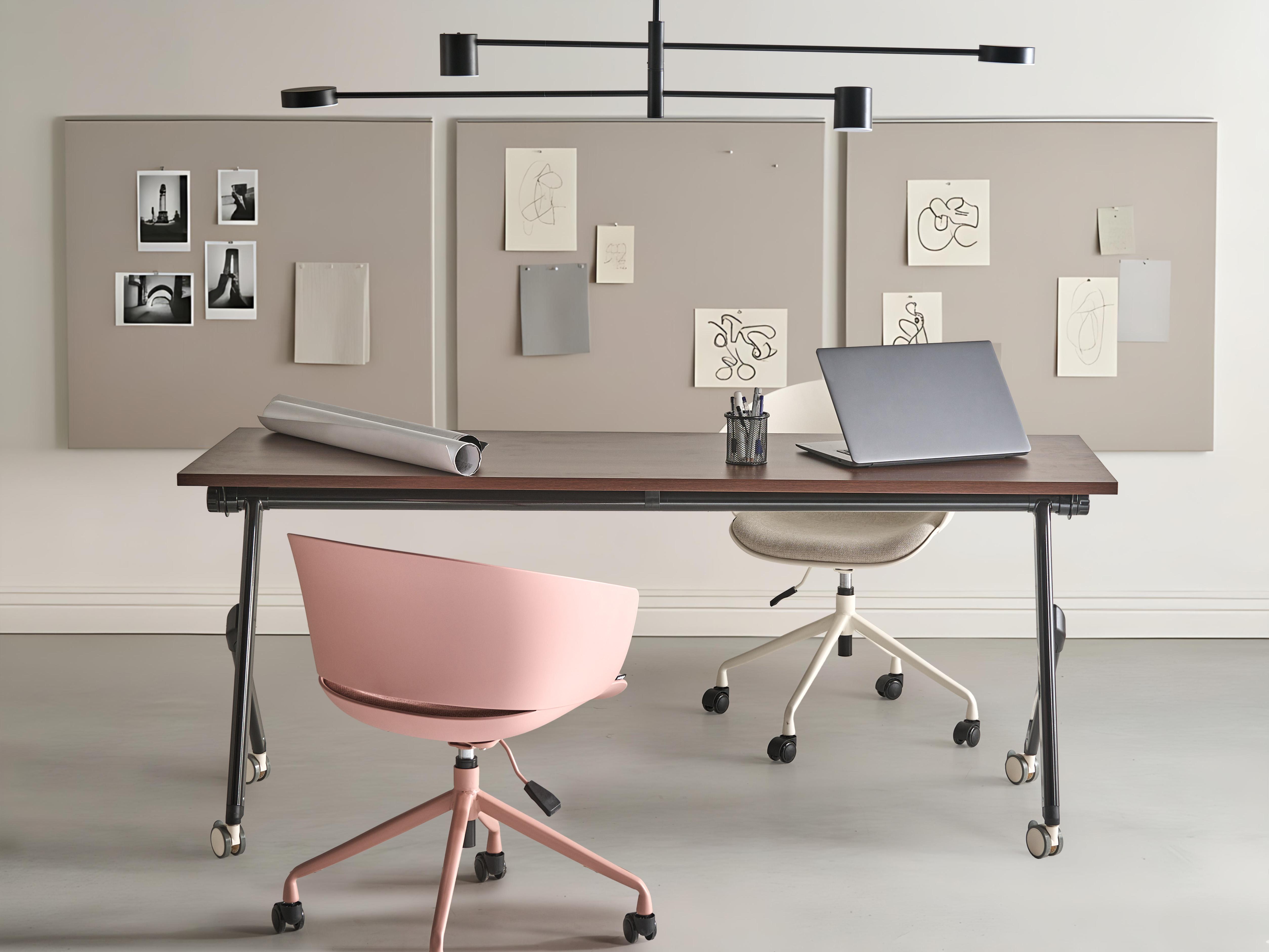 Inklapbaar bureau BENDI Donkerbruin 180 cm 60 cm