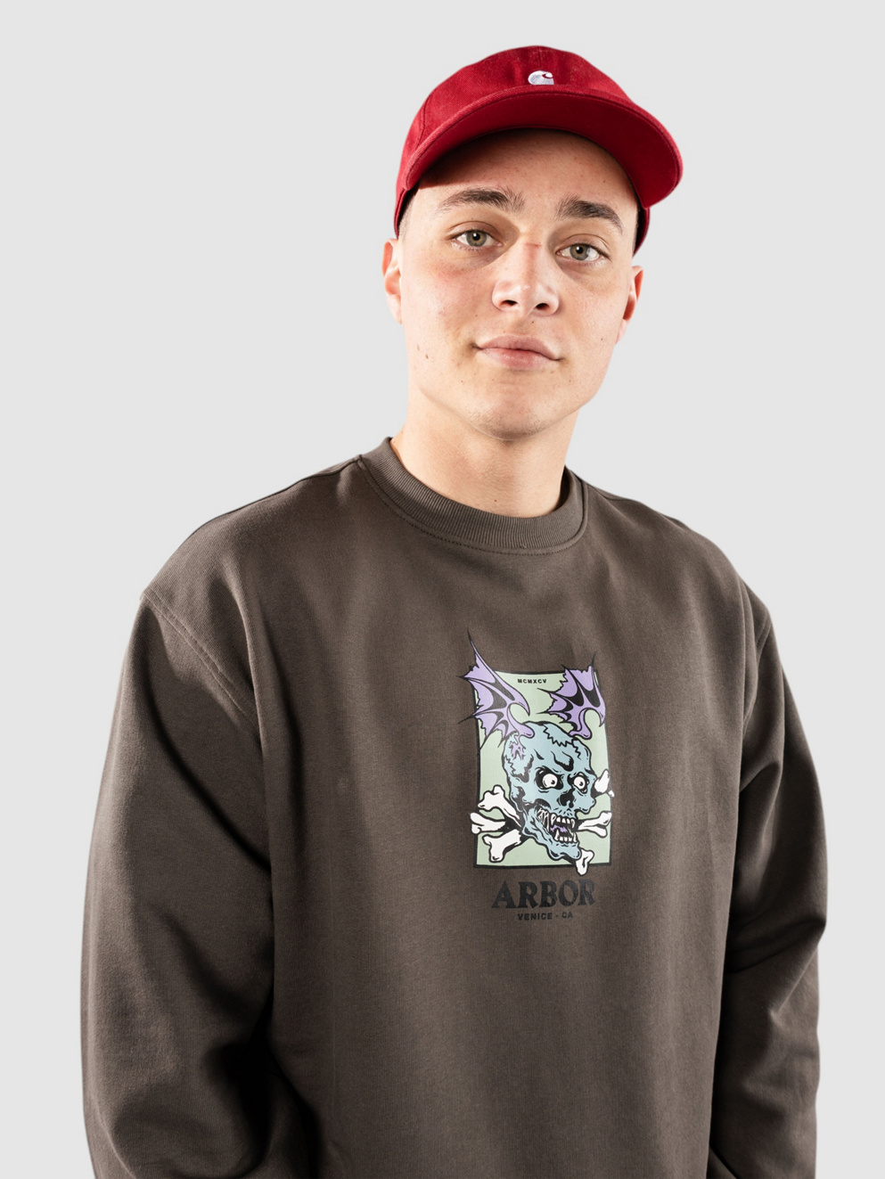 Arbor Curse Crew Sweater faded black