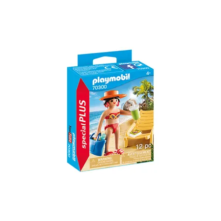 PLAYMOBIL® 70300 Special Plus Urlauberin mit Liegestuhl