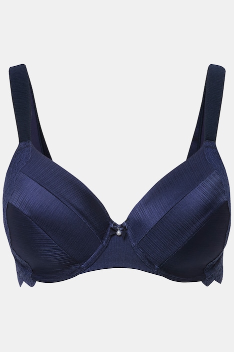 Bügel-BH, Softcups, Satin, Spitze, Cup B - F