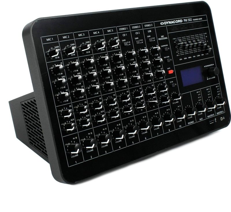 Dynacord PM 502 - Powered Mixer - 2x 450 Watt - Flexibel