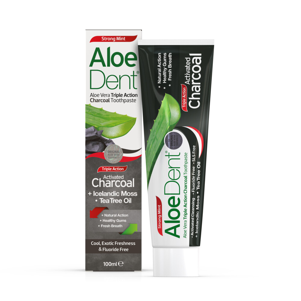 Aloe Dent Extracts Tandpasta Charcoal100 ml