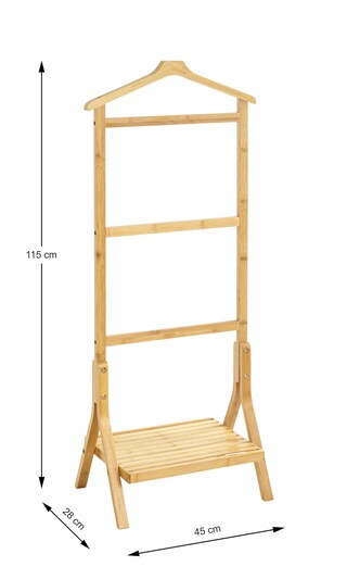 Herrendiener 46 x 115 cm Bambus Natur